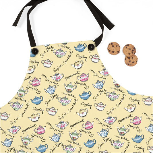 Yellow Tea Party Apron