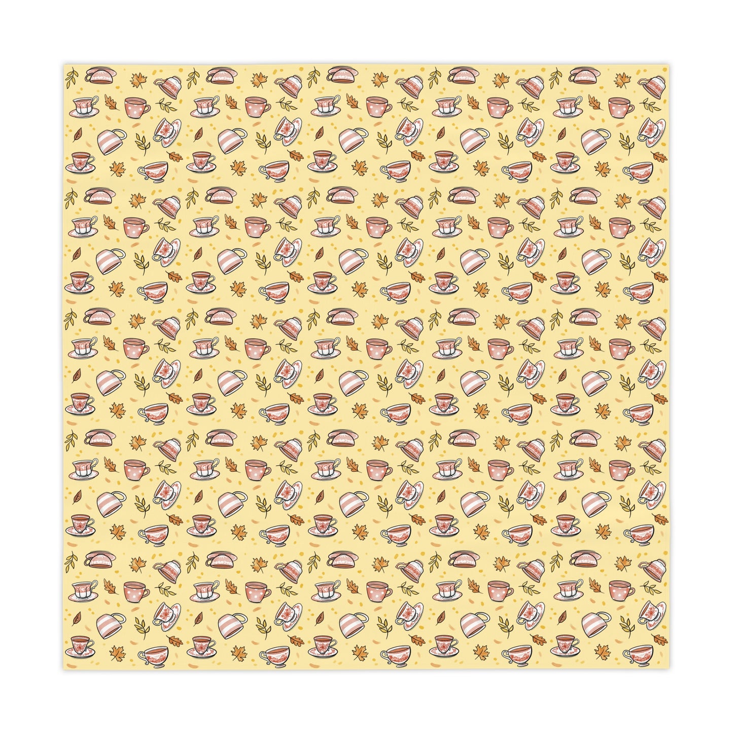 Autumn Teacup Tablecloth