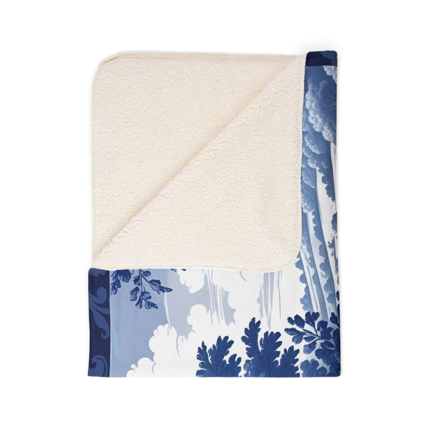 Teatime Picnic Cozy Fleece Sherpa Blanket