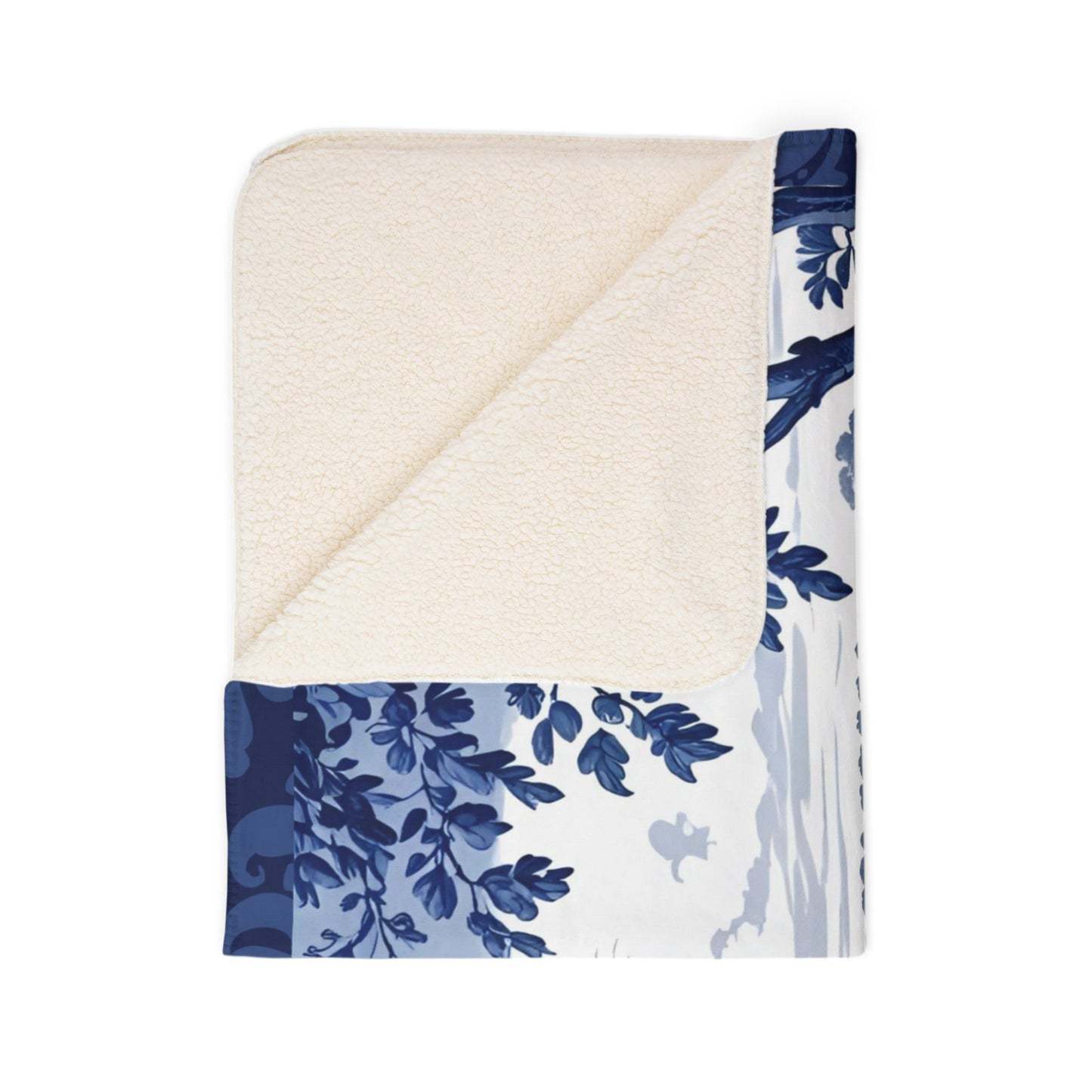 Teatime Picnic Cozy Fleece Sherpa Blanket