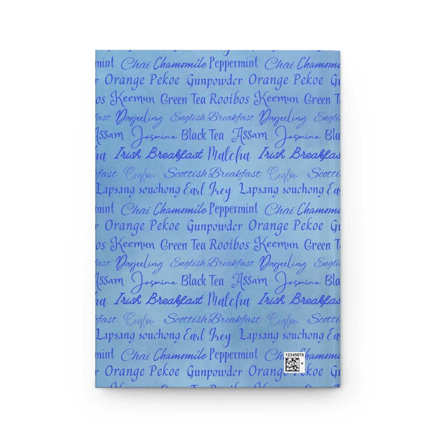 Blue Teacup Hard Cover Journal