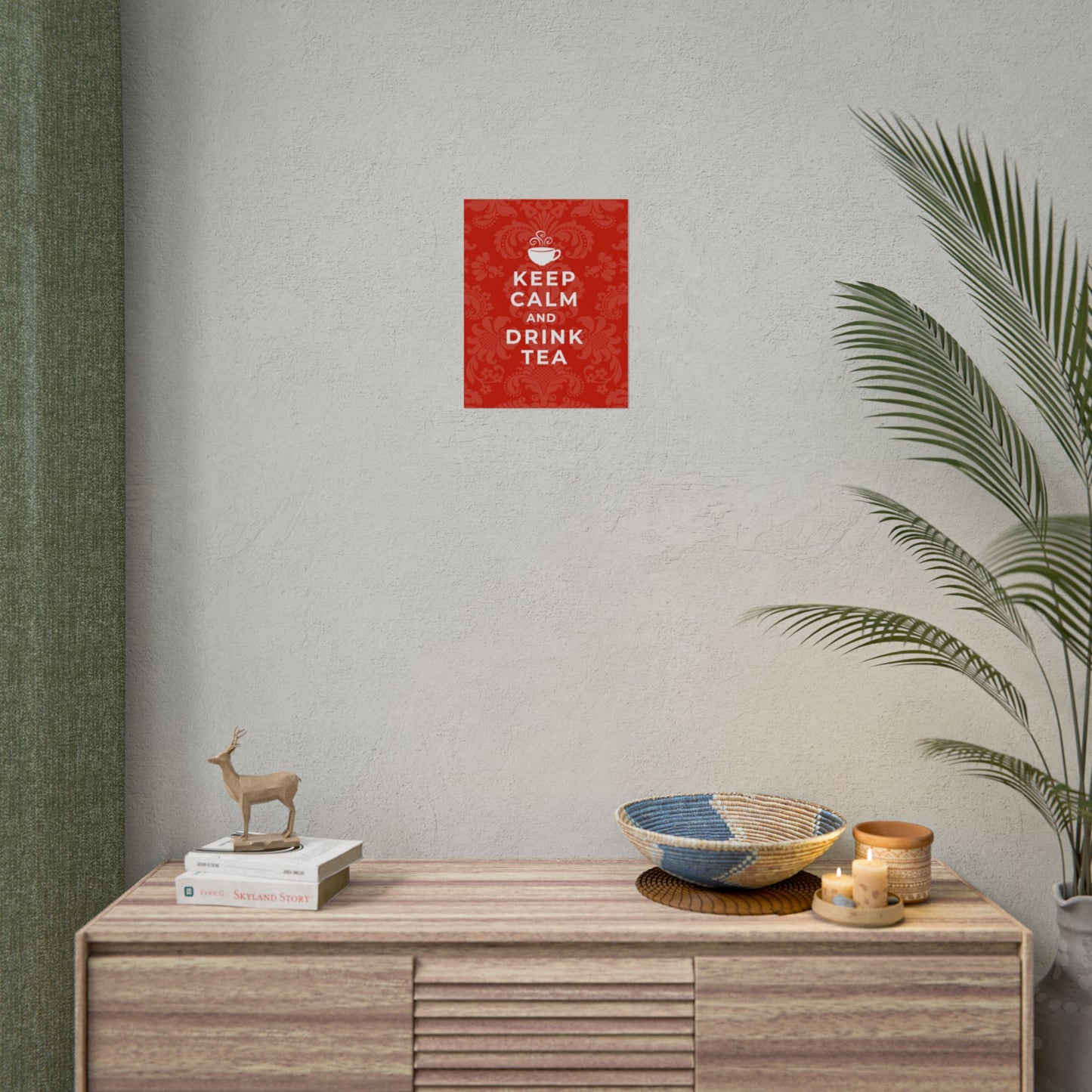 Keep Calm Red Wall Art