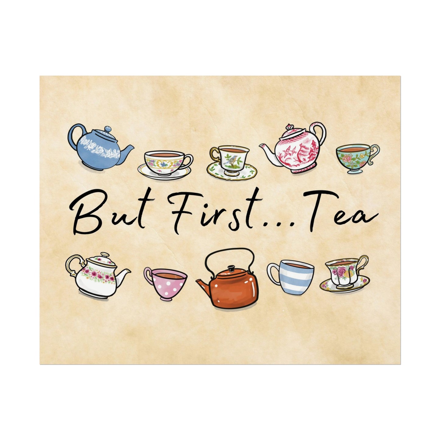 But First, Tea Wall Art