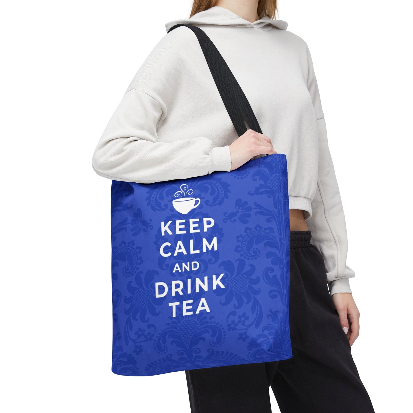 Keep Calm Blue Tote Bag