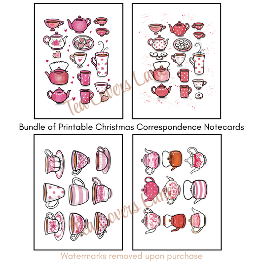 Printable Bundle of Valentine Notecards