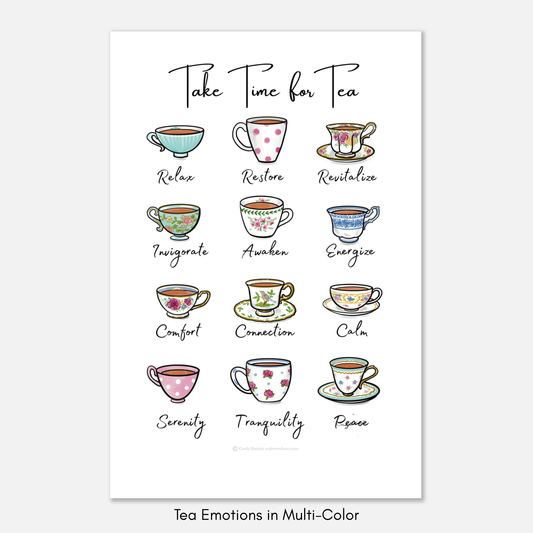 Tea Emotions Posters