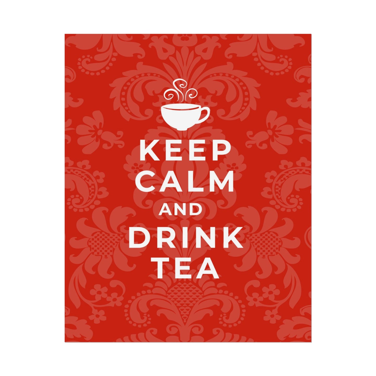 Keep Calm Red Wall Art