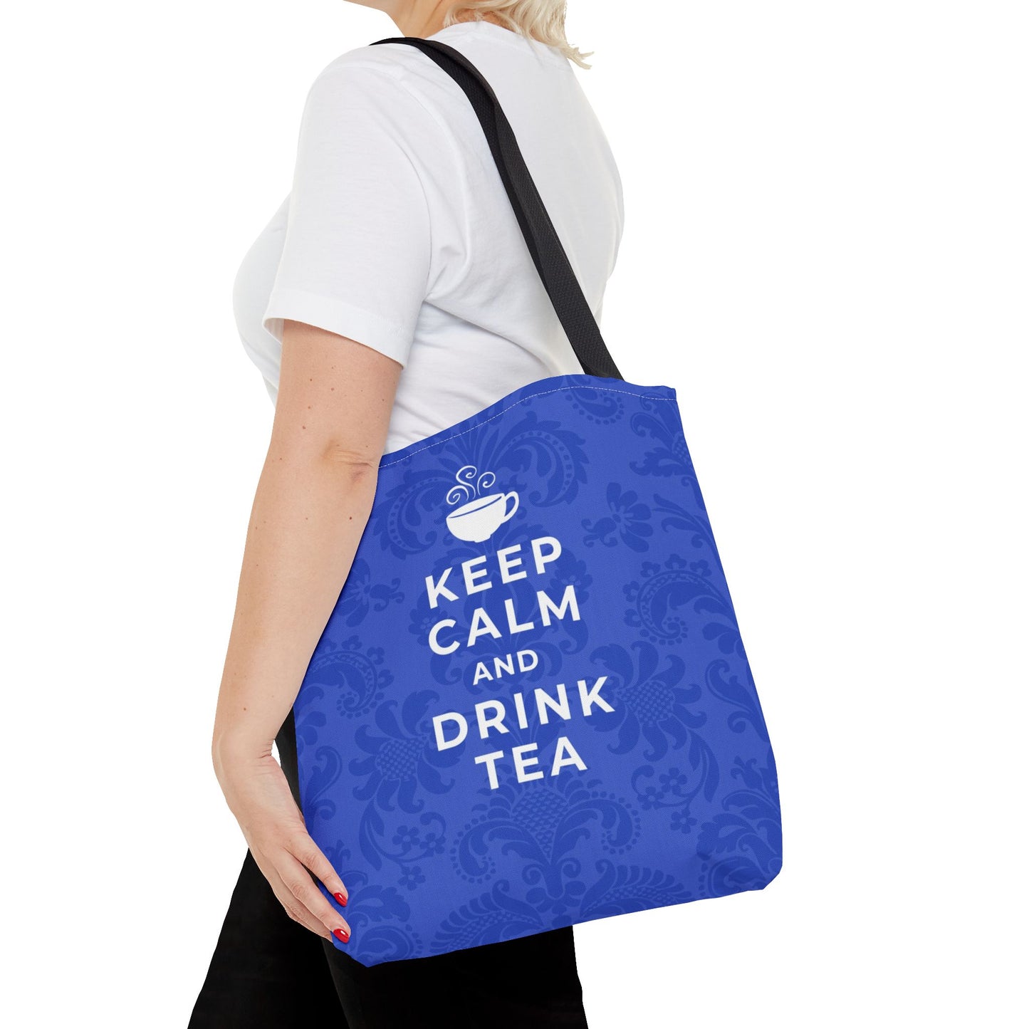 Keep Calm Blue Tote Bag