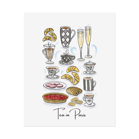 Tea in Paris Print