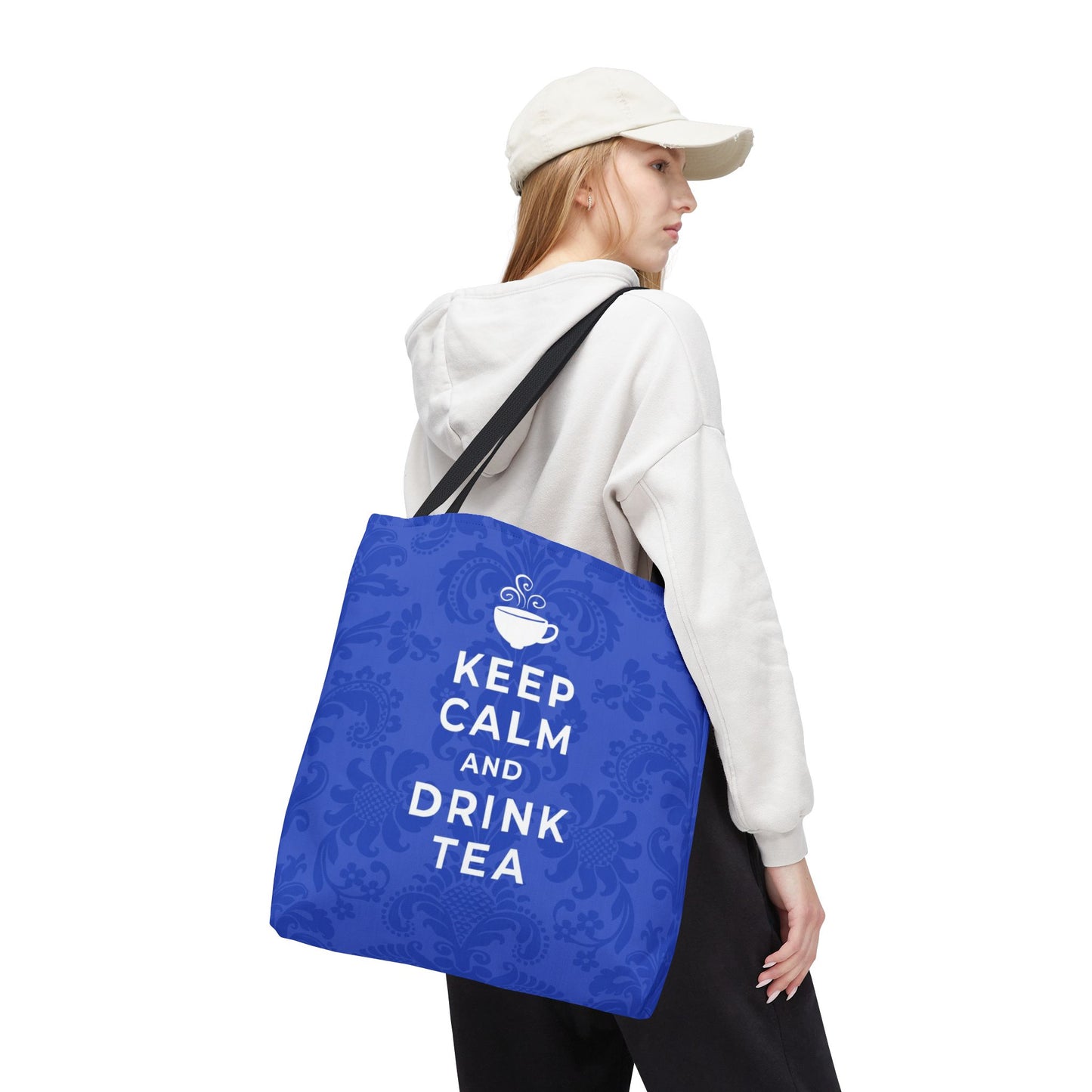 Keep Calm Blue Tote Bag