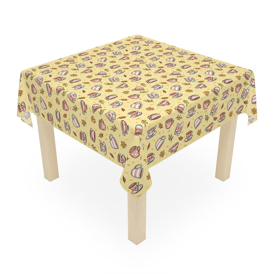 Autumn Teacup Tablecloth