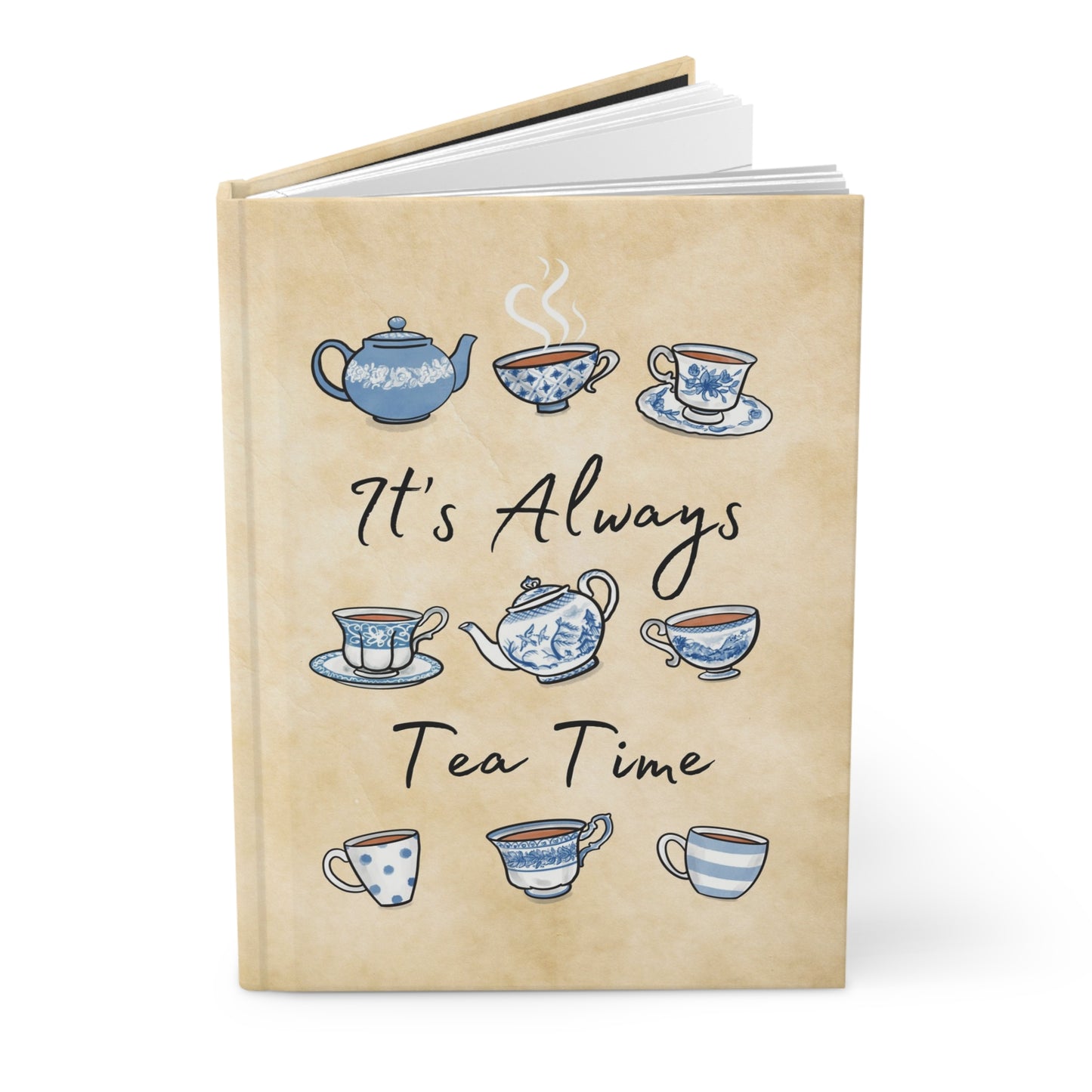 Always Teatime Hard Cover Journal