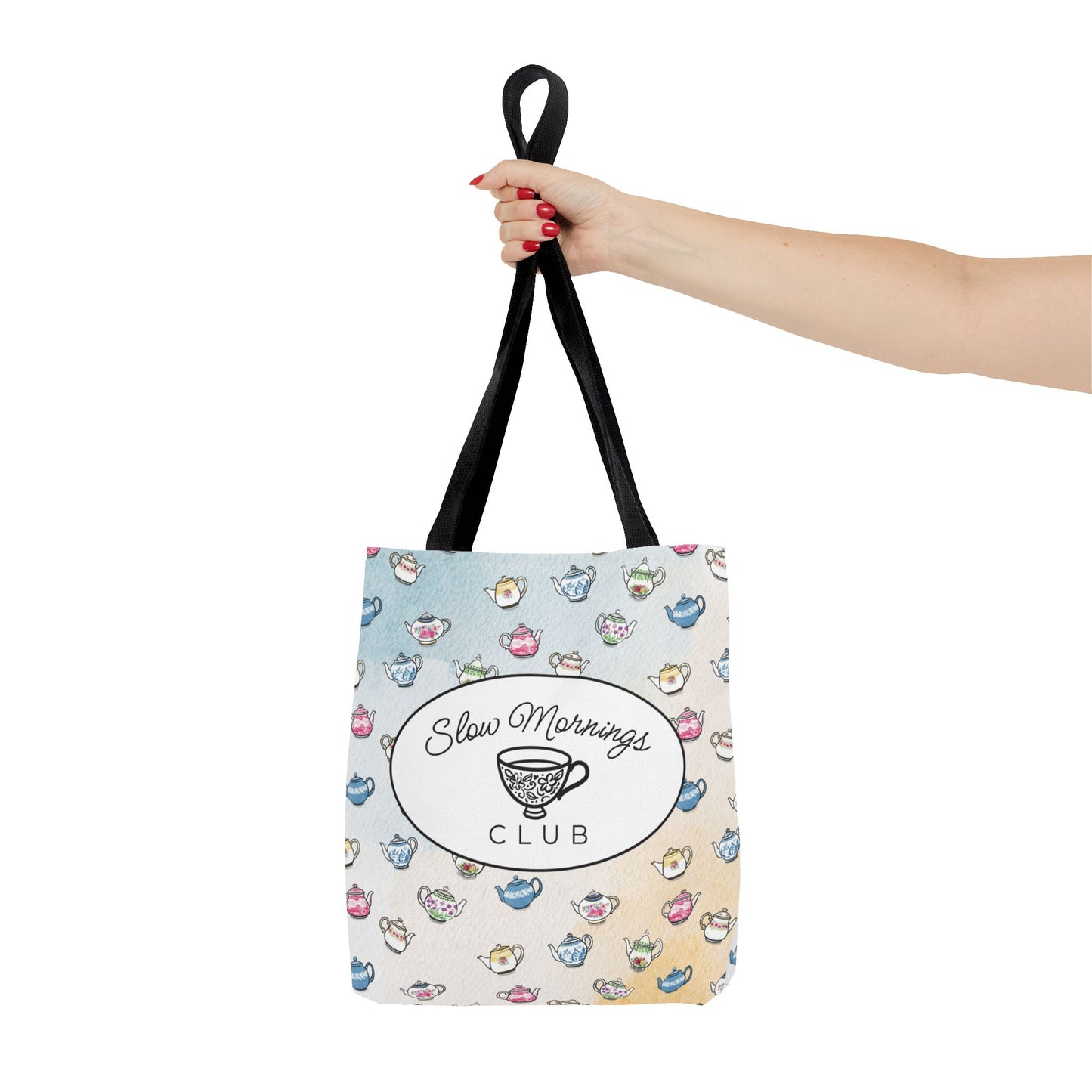 Slow Mornings Club Tote Bag