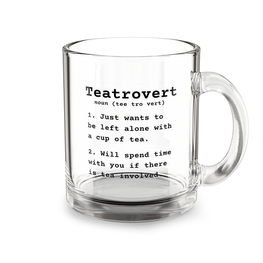 Teatrovert Clear Glass Mug