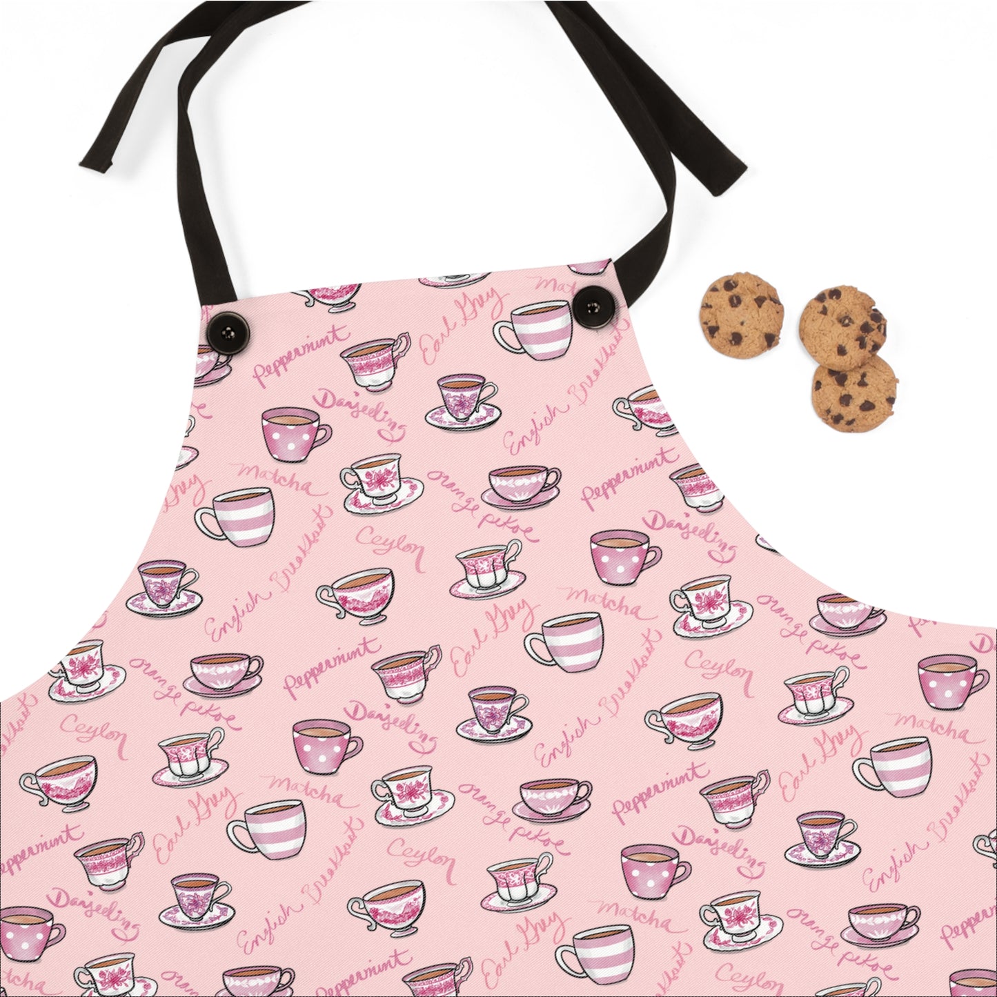 Pink Tea Party Apron