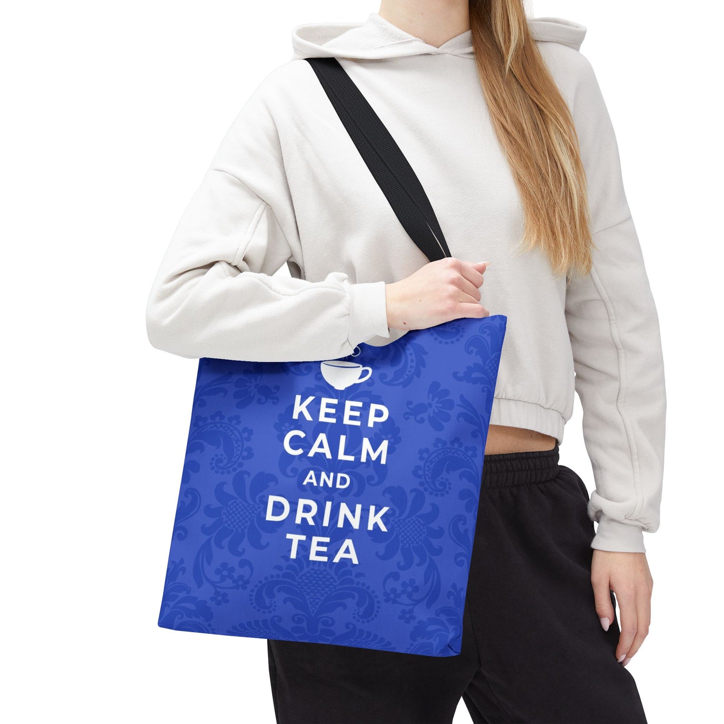 Keep Calm Blue Tote Bag