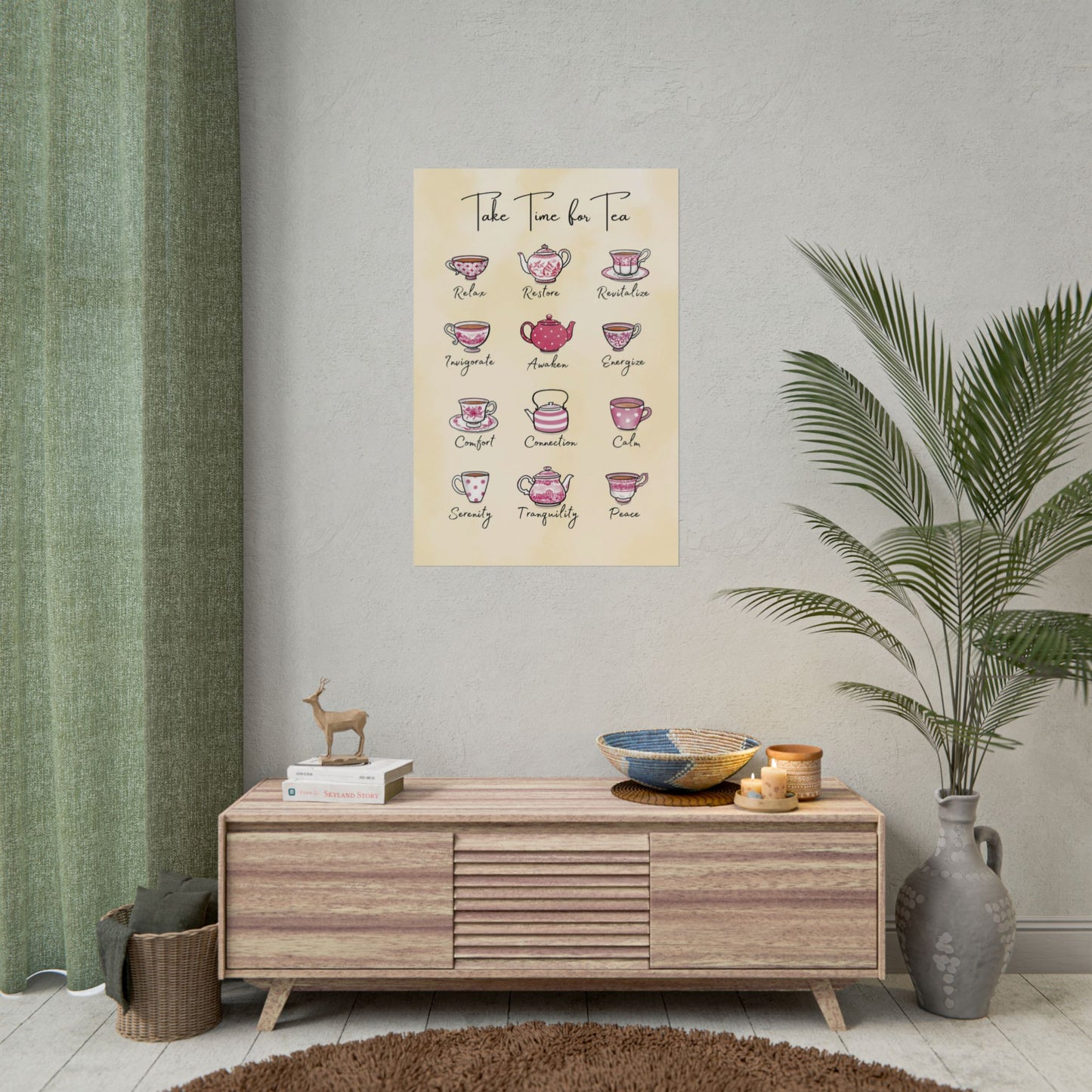 Mulberry Tea Emotions Poster
