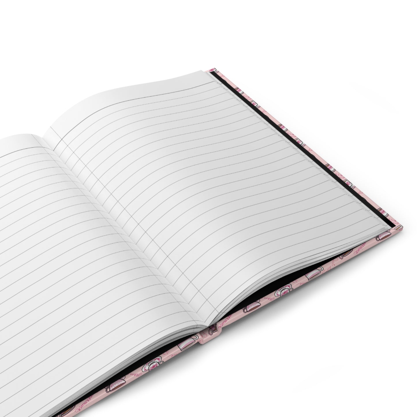 Pink Teacup Hardcover Journal