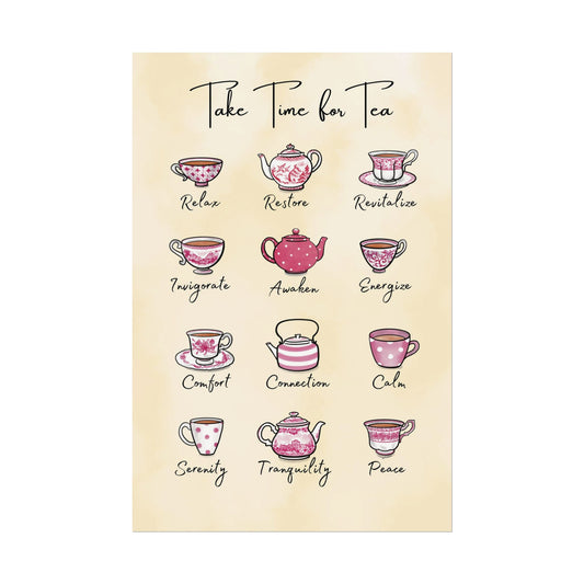 Mulberry Tea Emotions Poster
