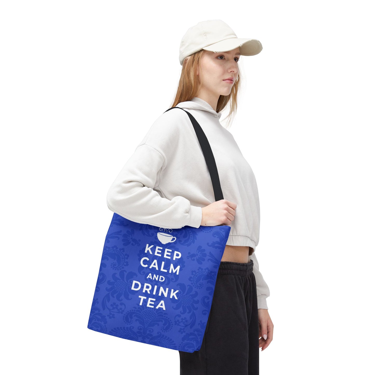 Keep Calm Blue Tote Bag
