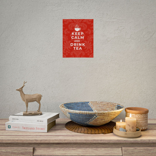 Keep Calm Red Wall Art