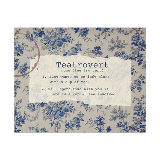 Teatrovert Tea Lover Wall Art