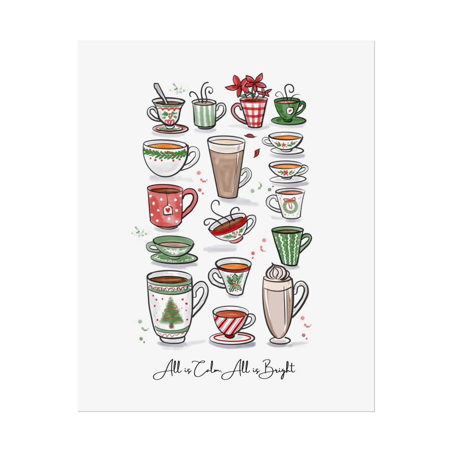 Christmas Cuppa Print
