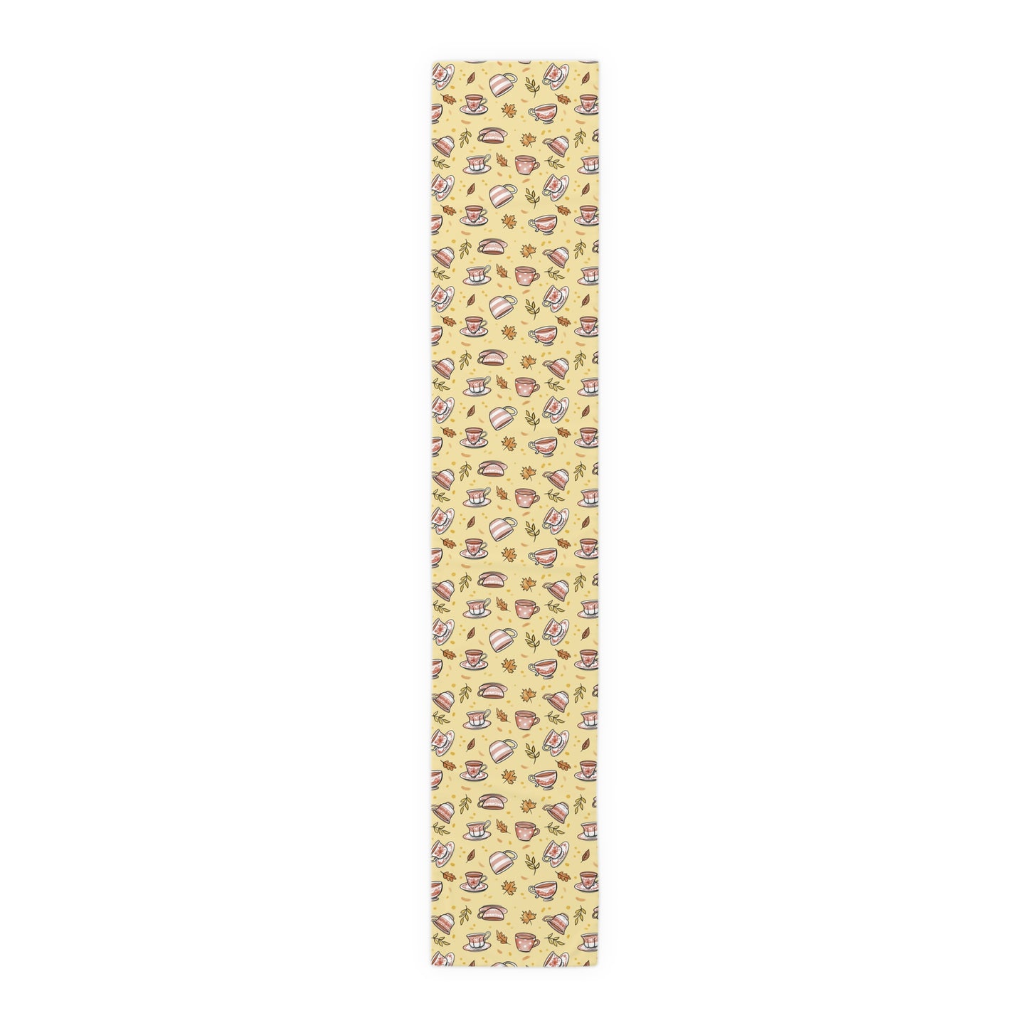 Autumn Teacups Table Runner