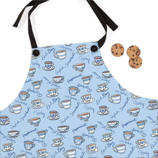 Blue Teacup Apron