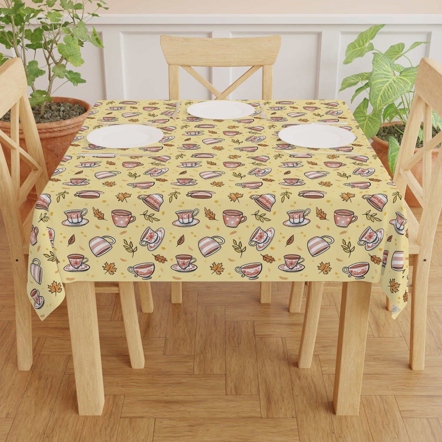 Autumn Teacup Tablecloth