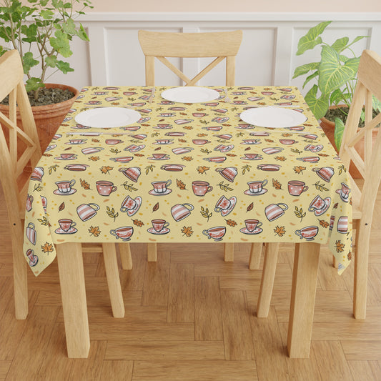 Autumn Teacup Tablecloth