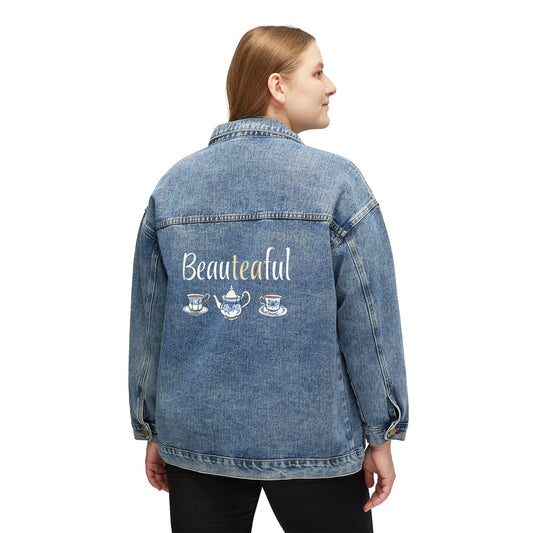 Beauteaful Tea Lover's Denim Jacket