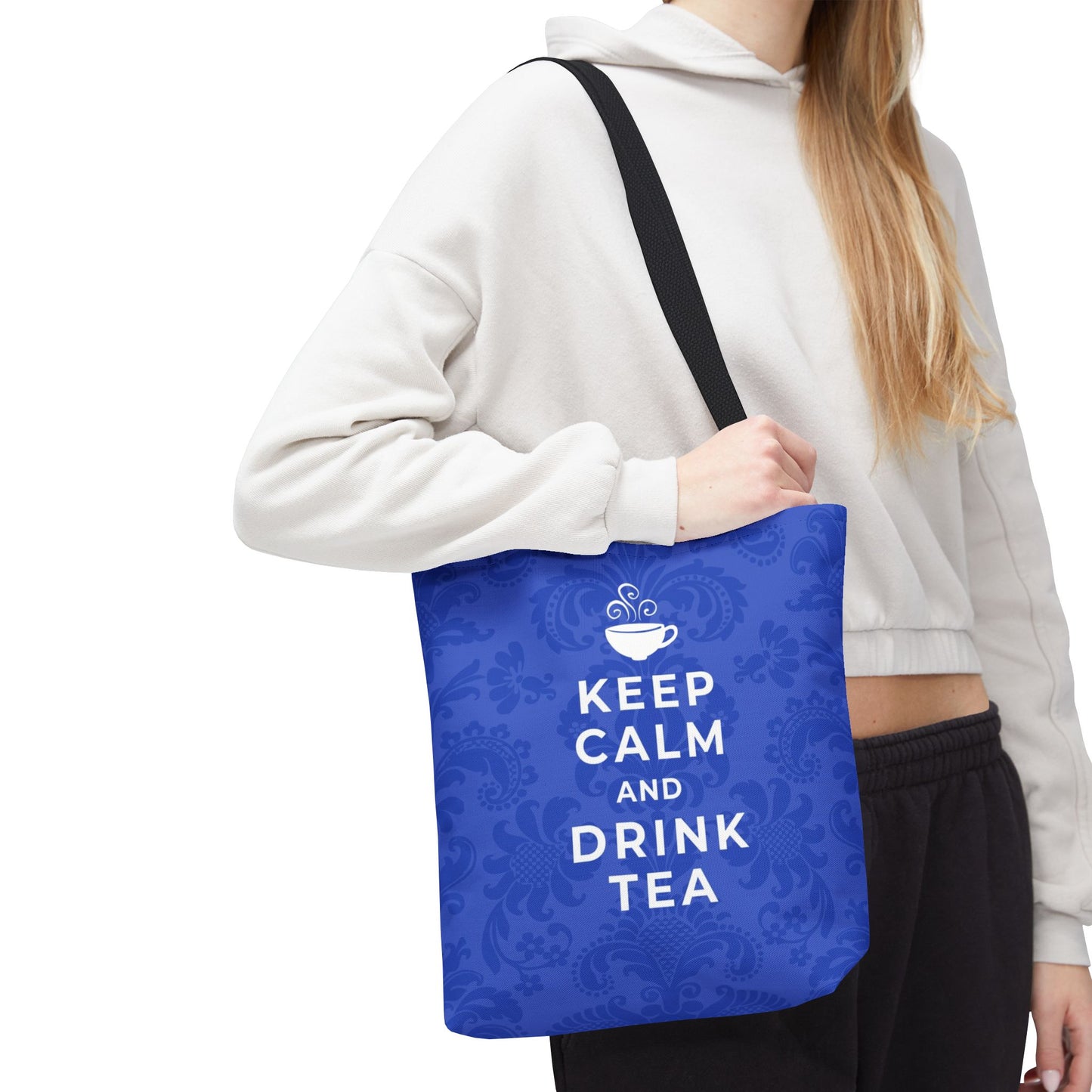 Keep Calm Blue Tote Bag