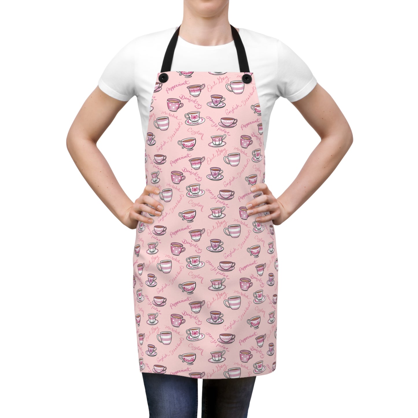 Pink Tea Party Apron