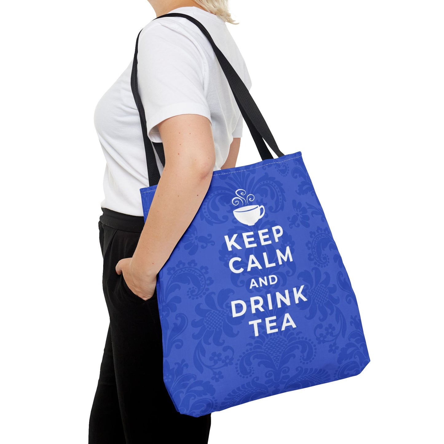 Keep Calm Blue Tote Bag