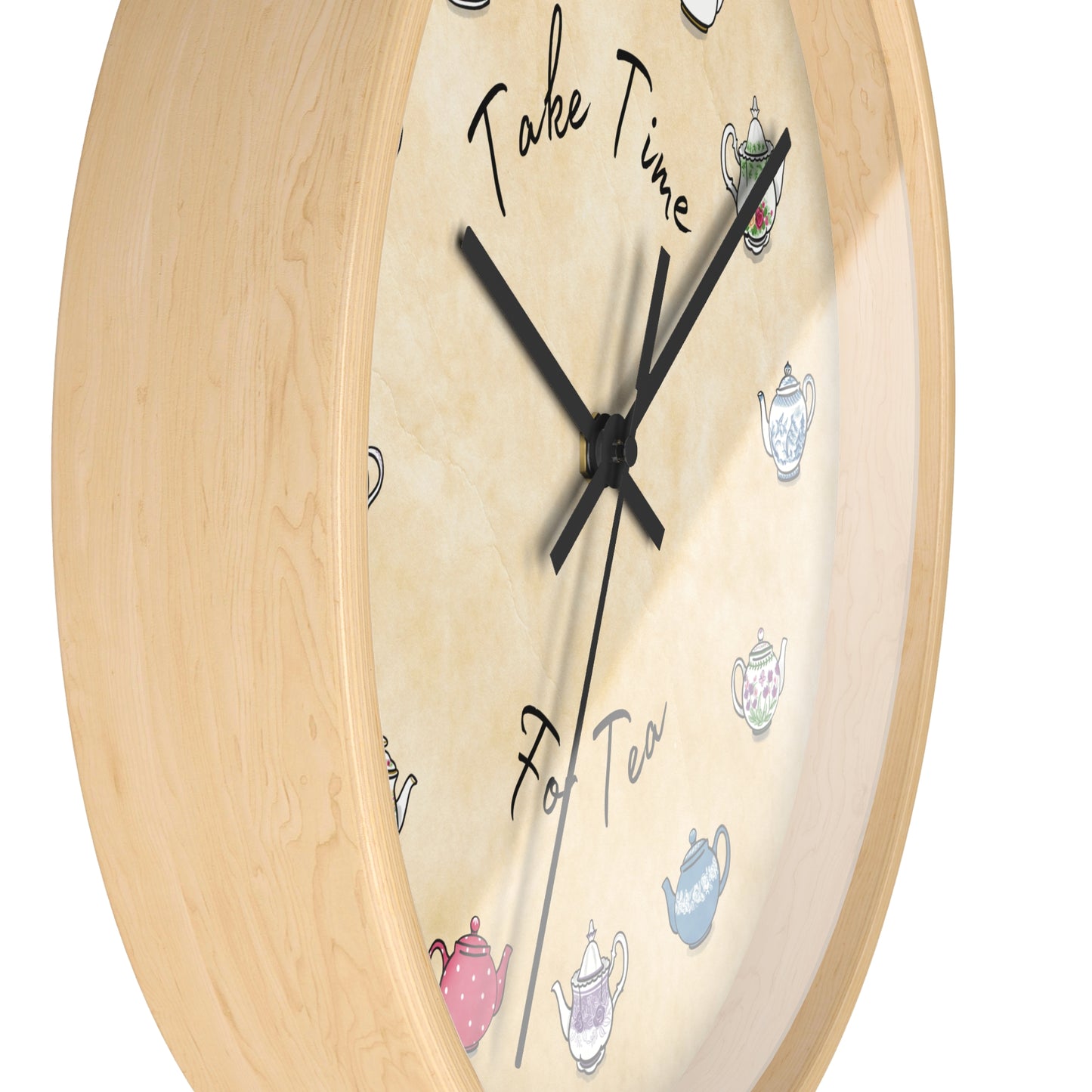 Take Time for Tea Teapots Wall Clock