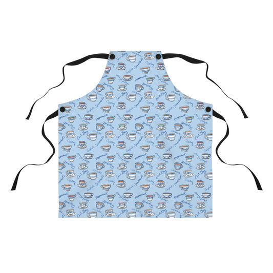 Blue Teacup Apron