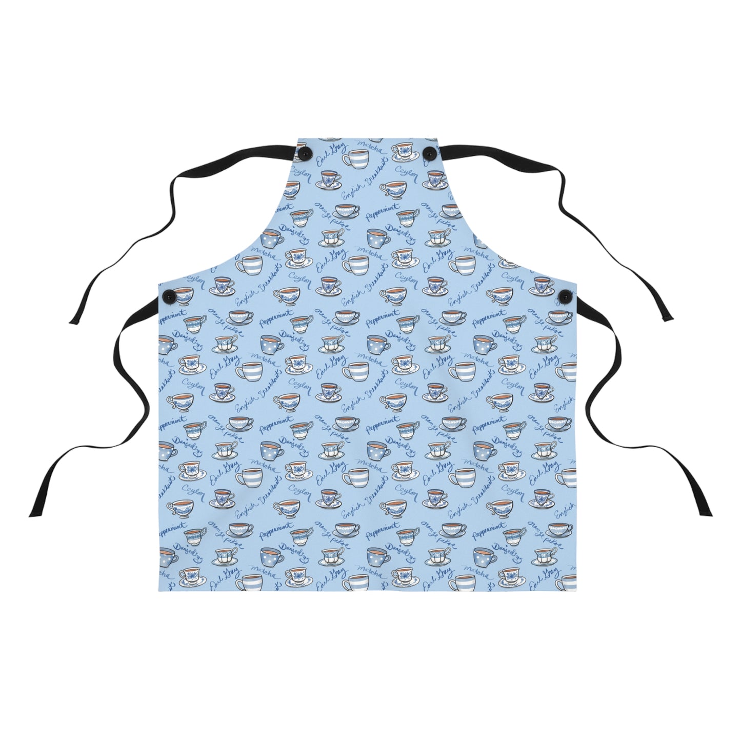 Blue Tea Party Apron