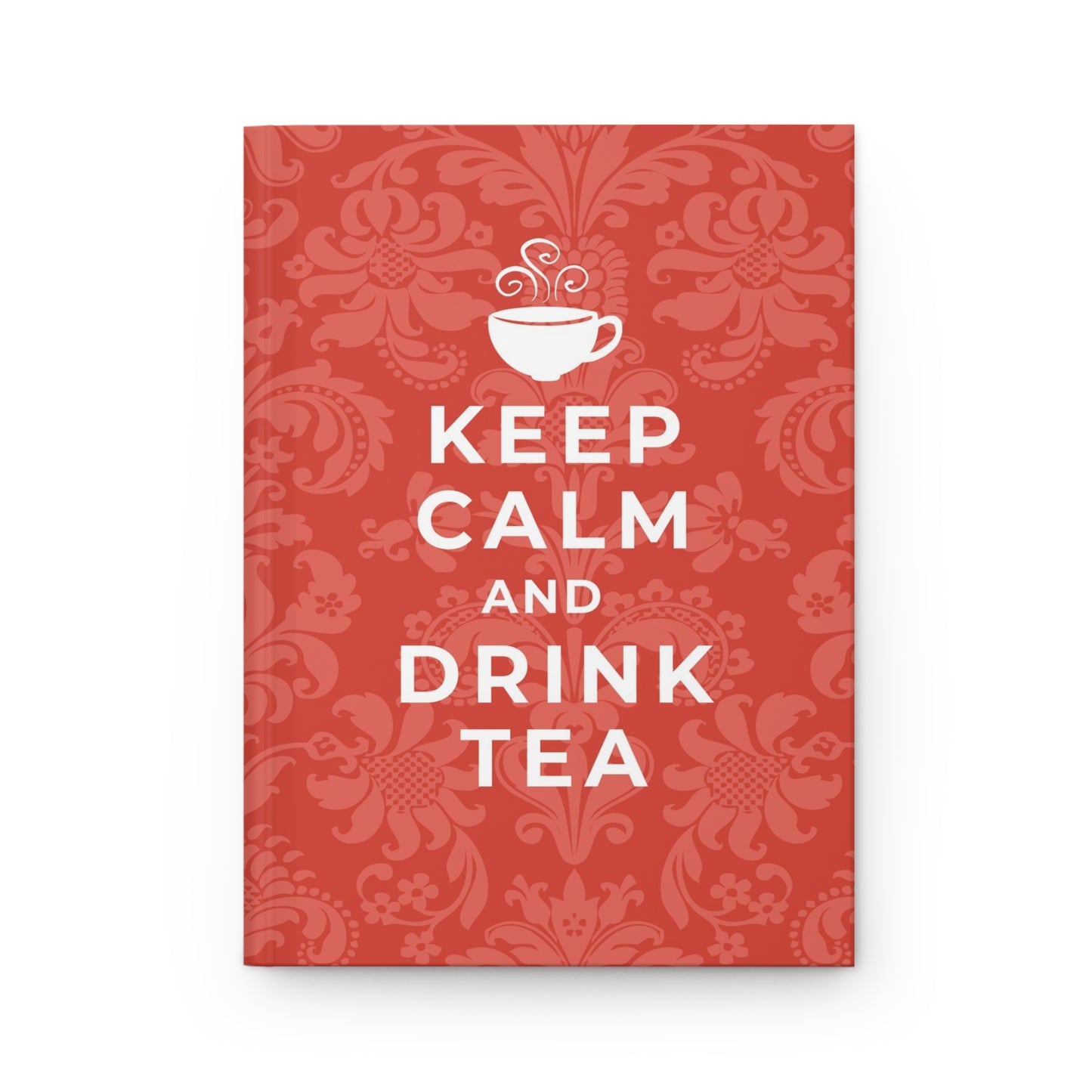 Keep Calm Red Hardcover Journal