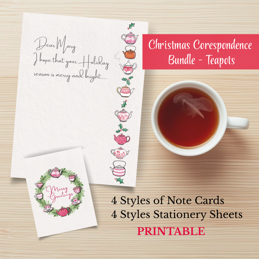 Christmas Correspondence - Teapots