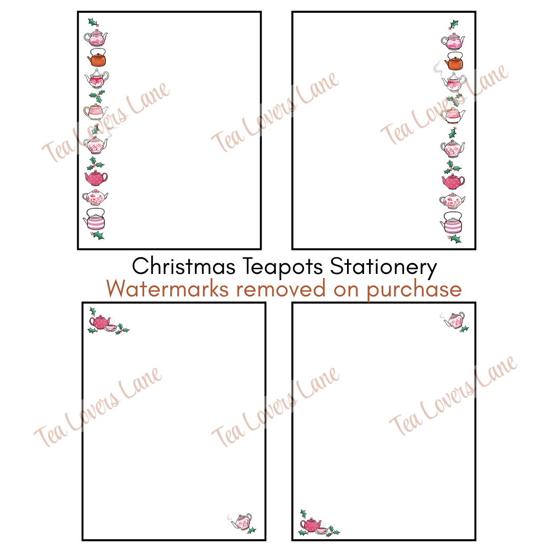Christmas Correspondence - Teapots