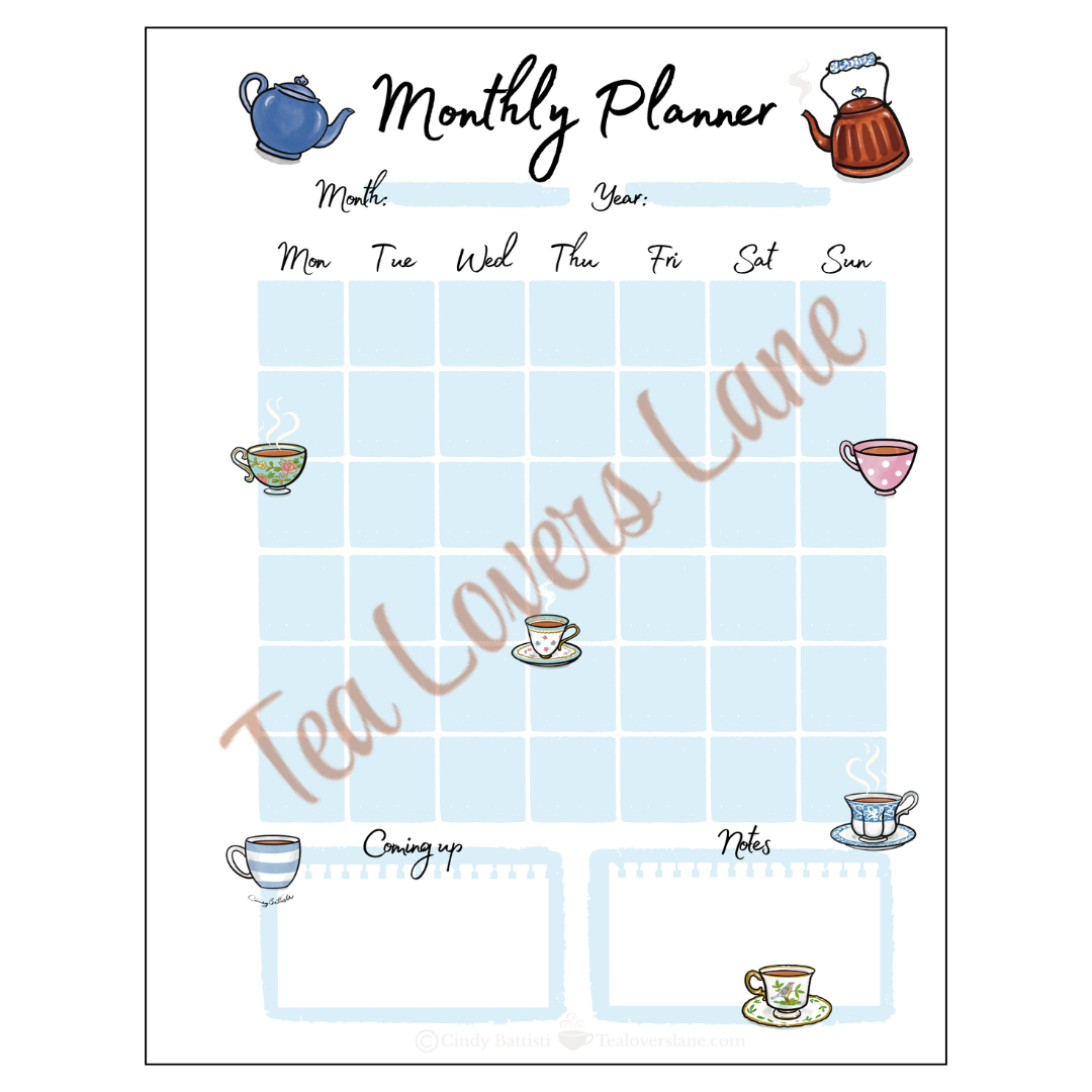 Printable Bundle of Planner Pages
