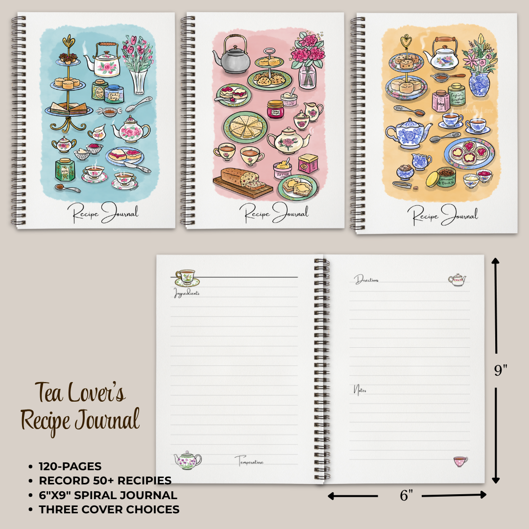 Tea Lover Recipe Journal