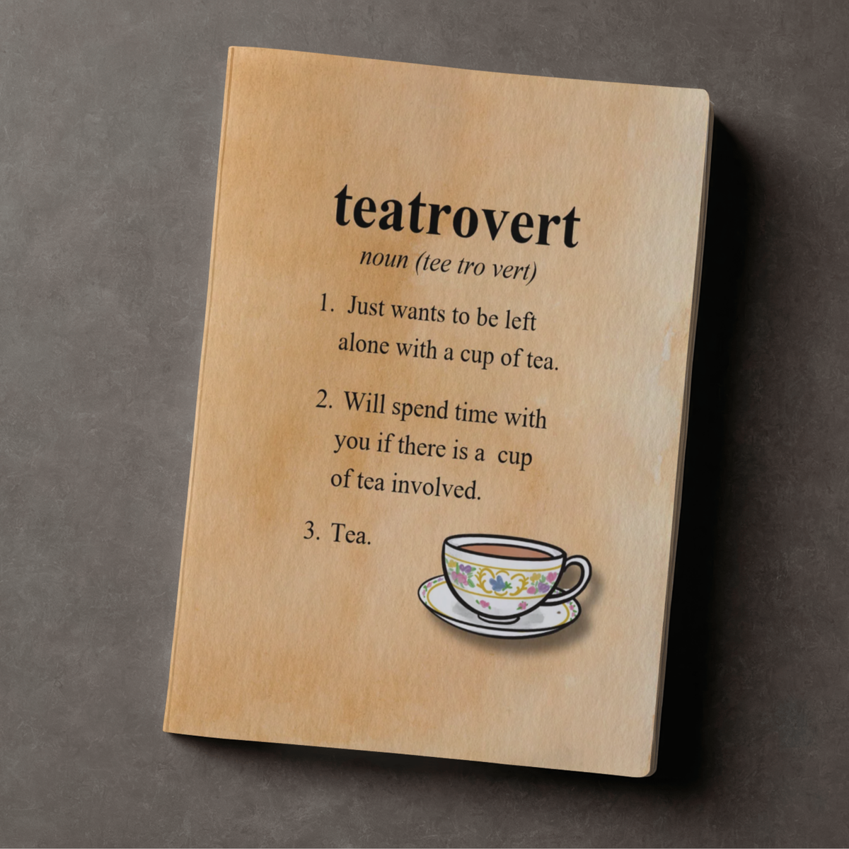 Teatrovert Softcover Journal