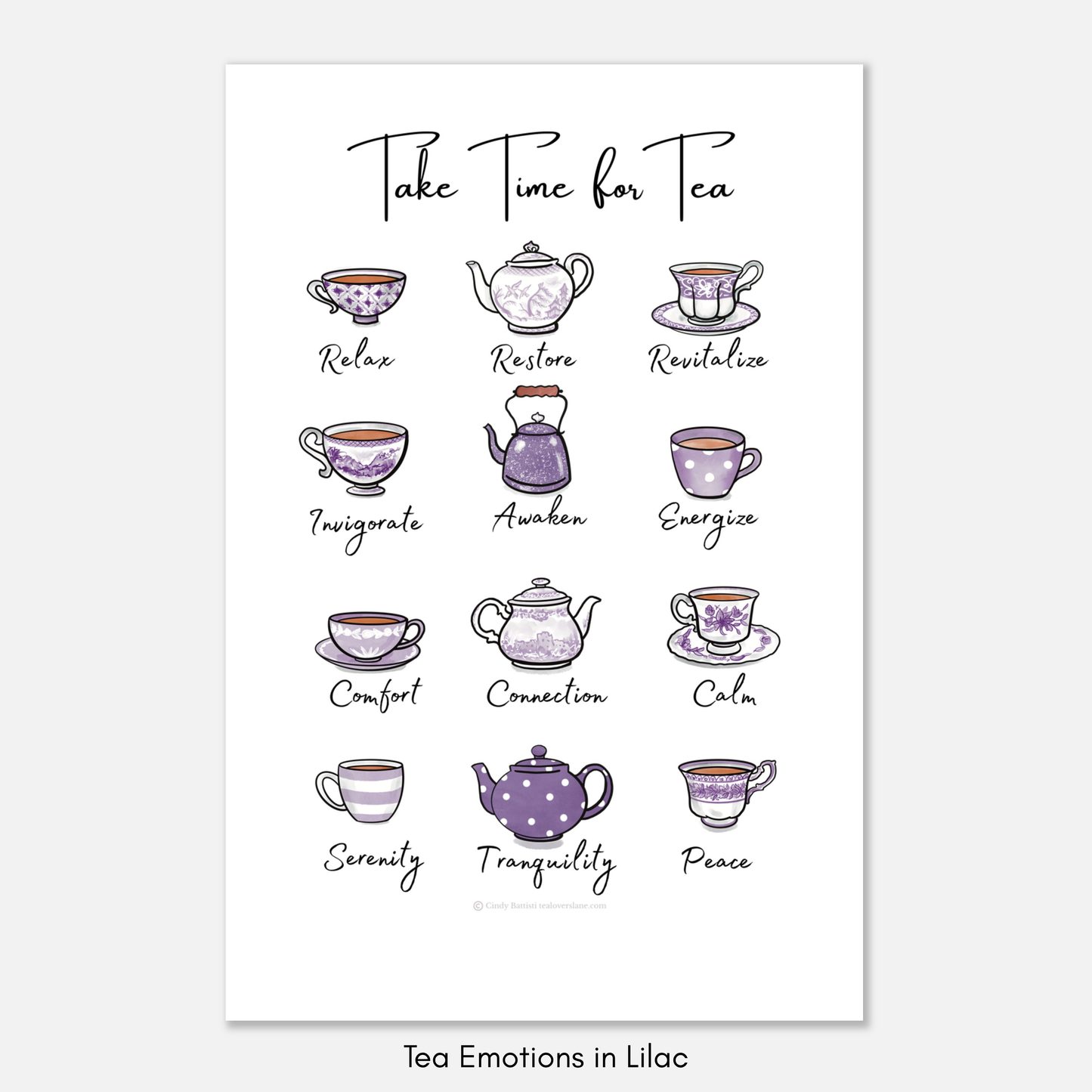 Tea Emotions Posters