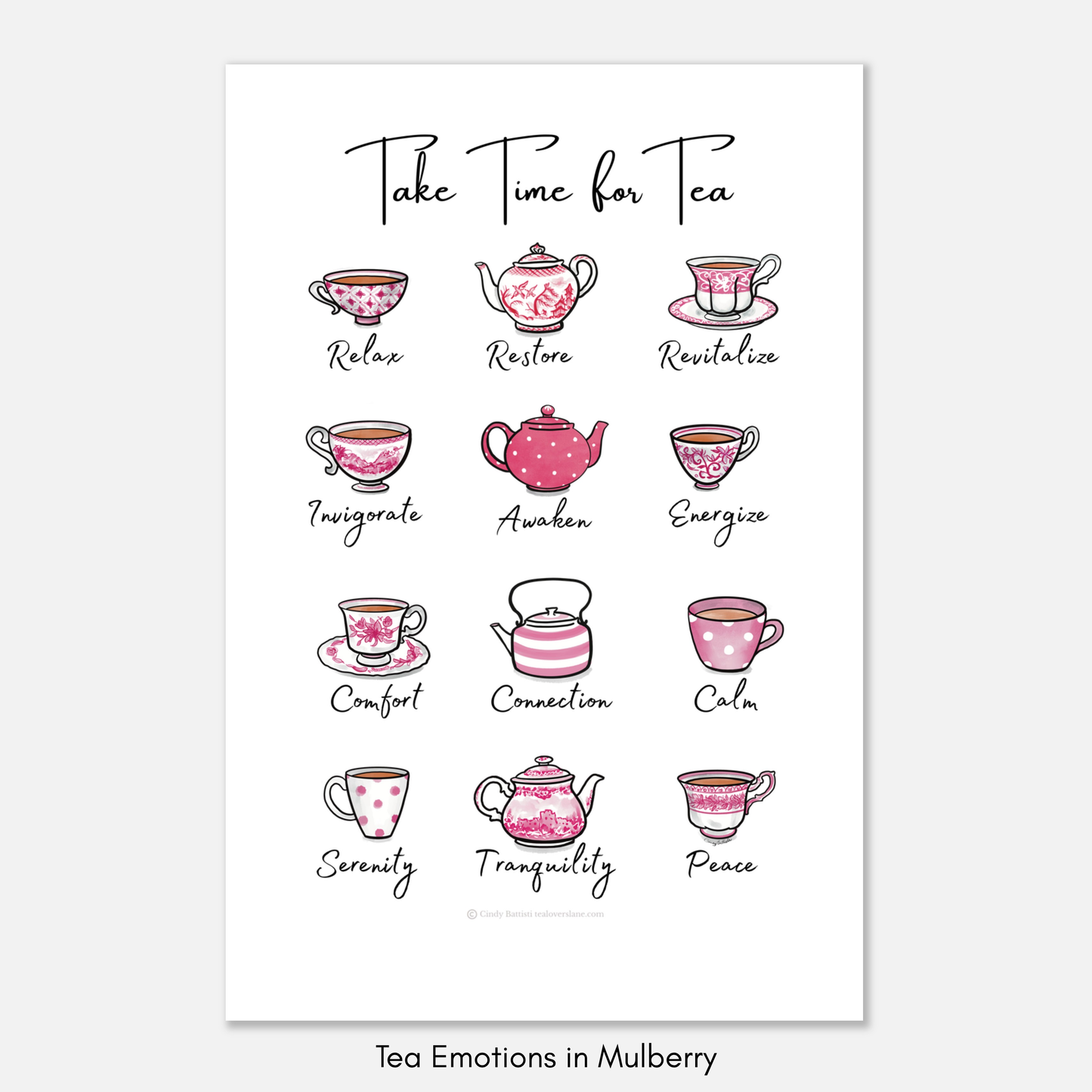 Tea Emotions Posters