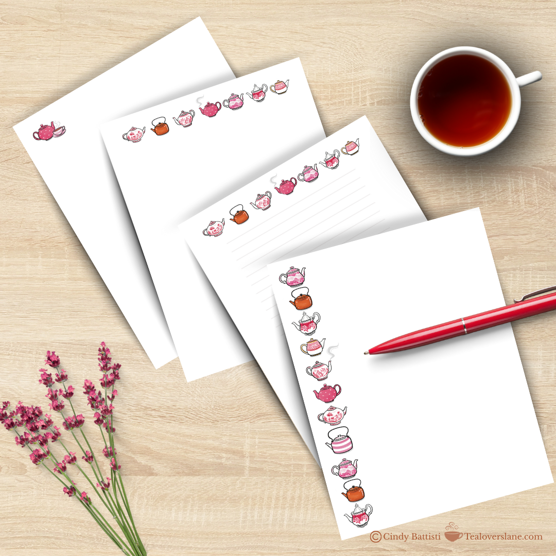 Mulberry Teapots Stationery